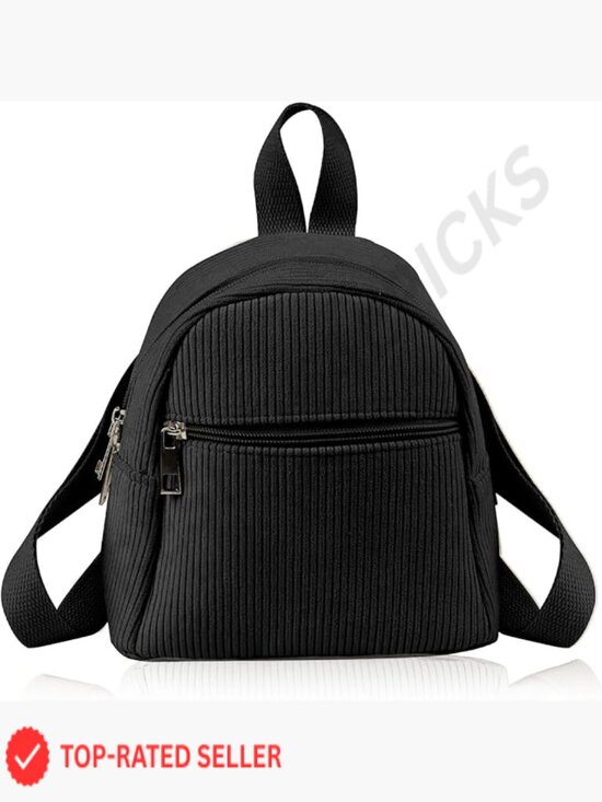 black corduroy mini backpack Students the front pocket Loungefly Disney Mickey Mouse Corduroy